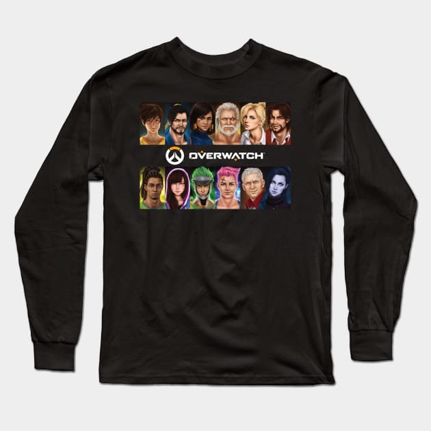 Overwatch Long Sleeve T-Shirt by trixdraws